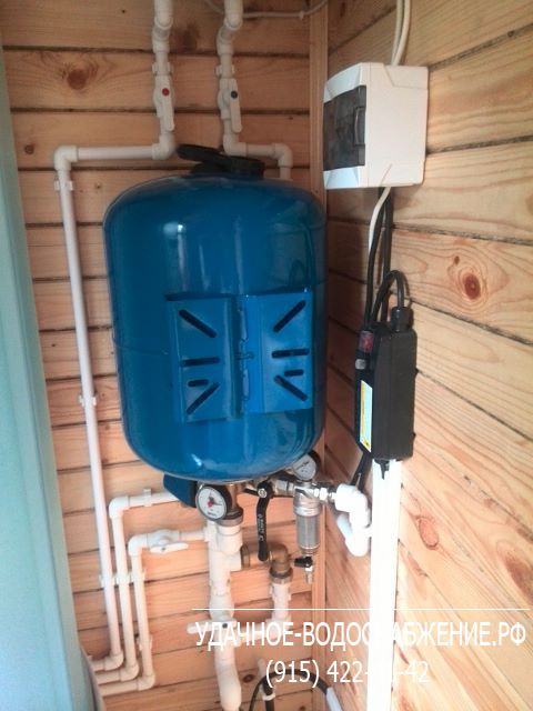 Зимнее водоснабжение дачи из колодца с возможностью консервации и разводкой воды и канализации по дому с установкой сантехники